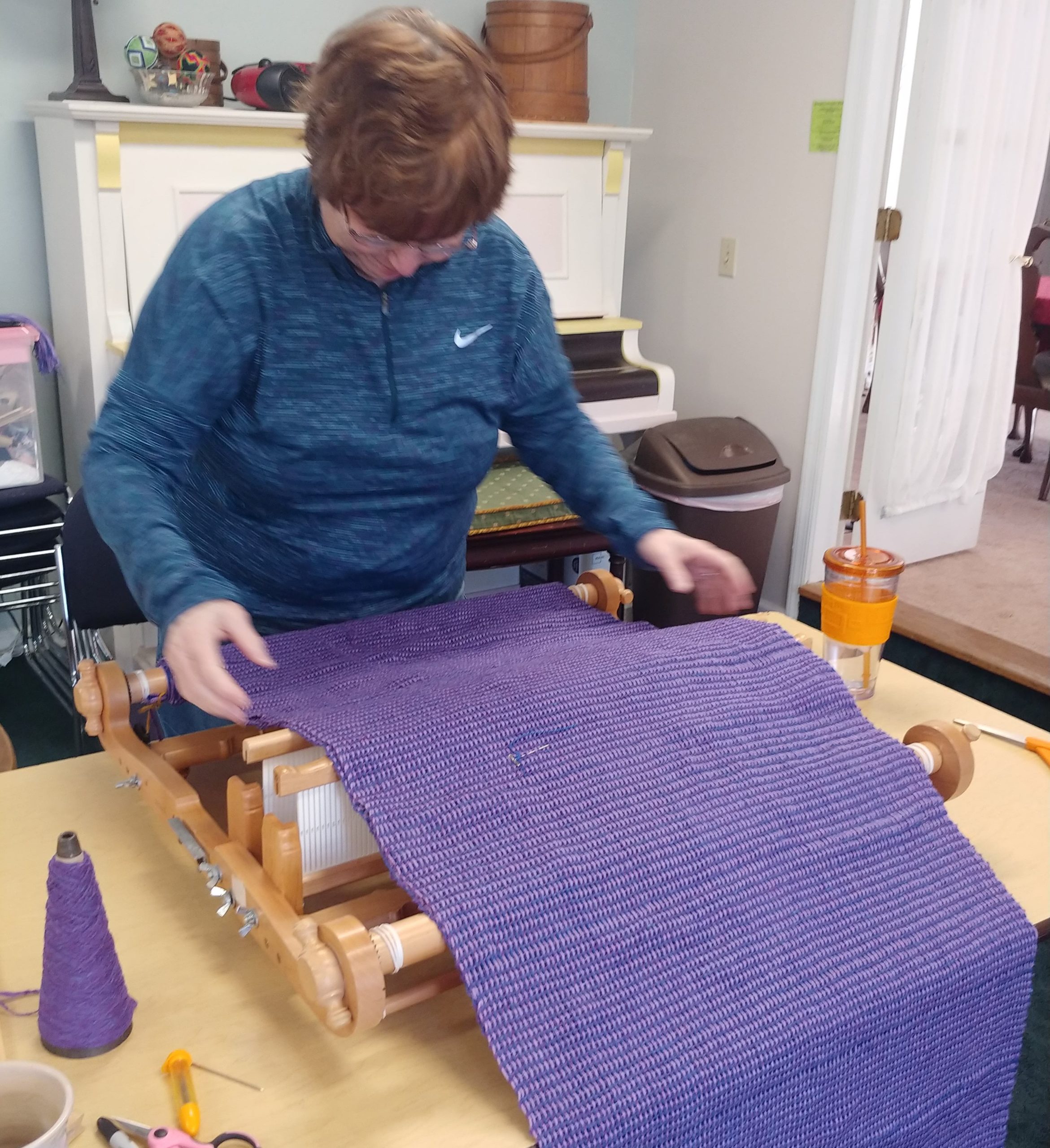 Double Weave Throws on the Rigid Heddle - Red Stone Glen